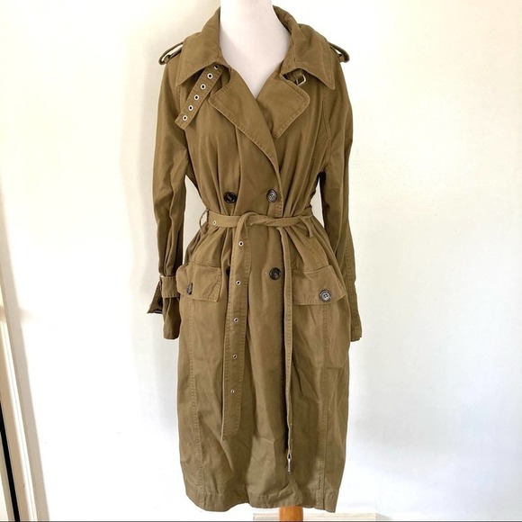 Avec Les Filles Trench Coat Cotton Large - Picture 4 of 11